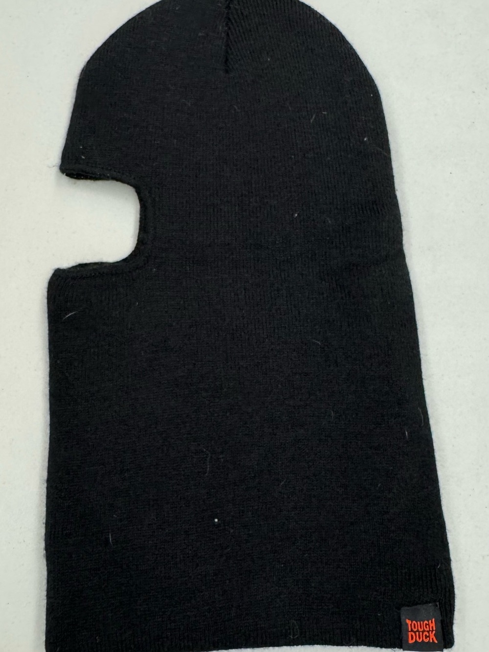 Kids Black Balaclava - Soft Knit Winter Face Mask Hat